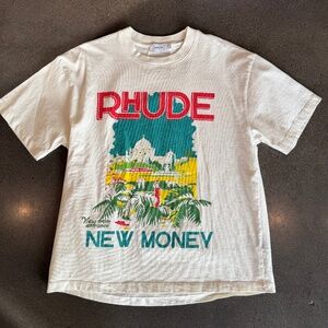 Rhude Windowsil T-Shirt 'Vintage White' Size Small